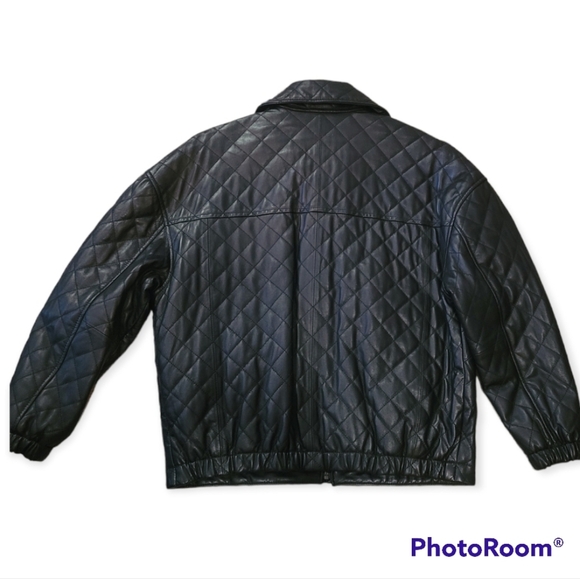 NWT Katherine Kelly Black Lamb Leather Jacket  Sz XS - Picture 3 of 16